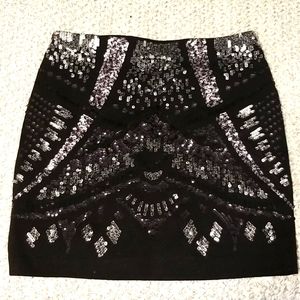 Express Sequin Skirt